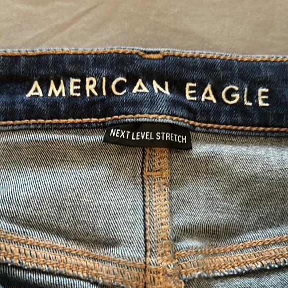 American Eagle Outfitters next level stretch hi-rise jeggings size 10 long EUC - Picture 4 of 9